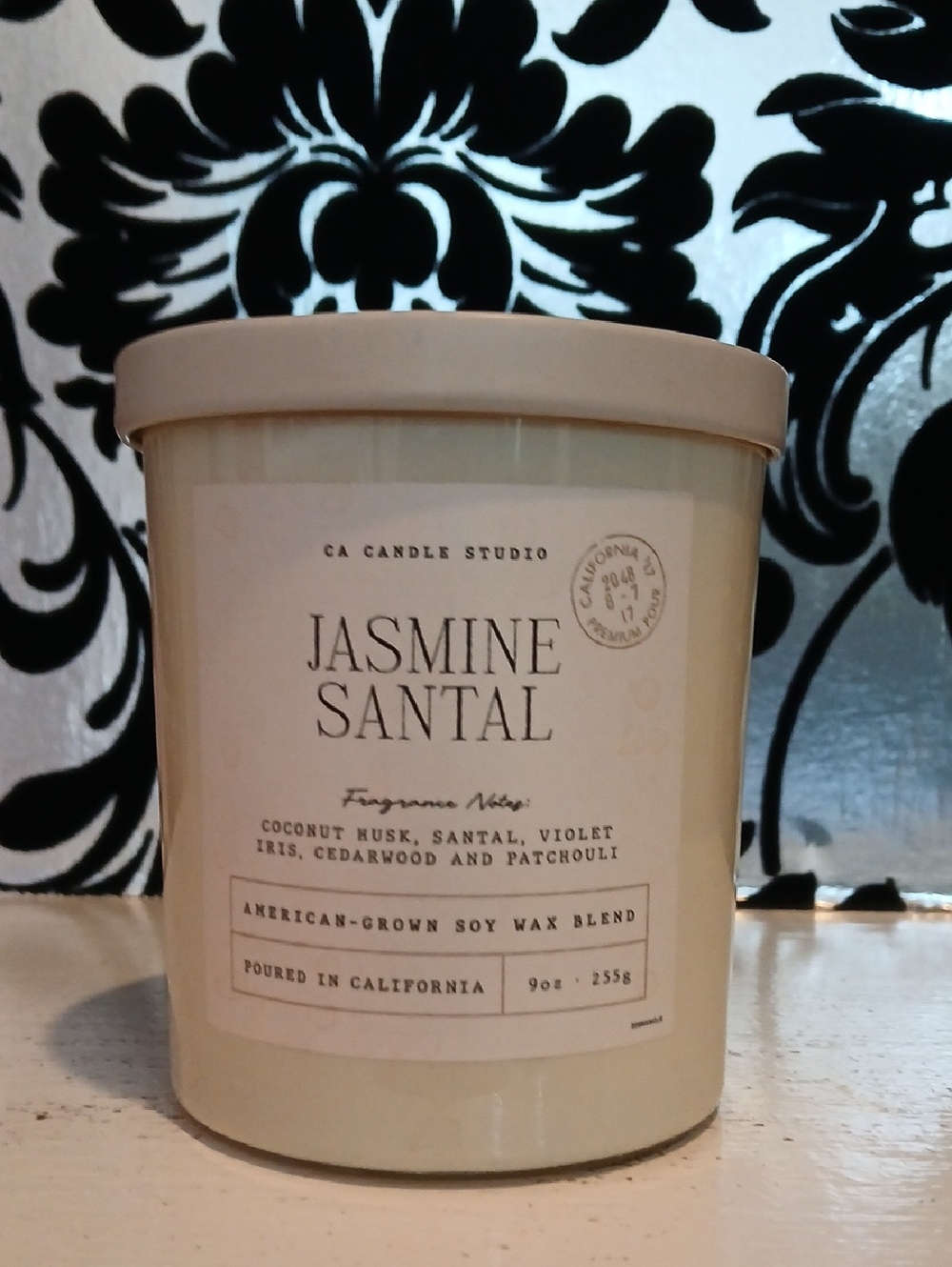 Jasmine Santal Soy Wax Cande